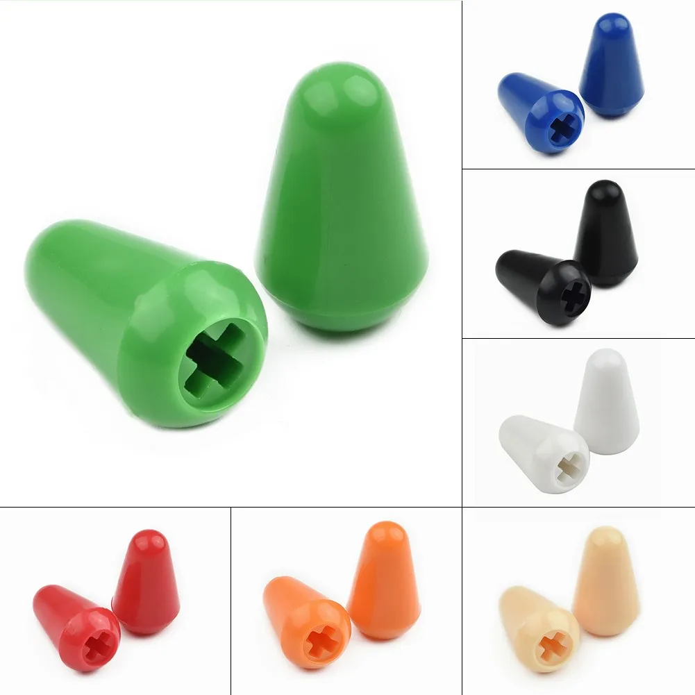 2 PCS 3 5 Way Toggle Switch Tip Knob Cap Buttons For SQ ST Electric Guitar Guitarra Musical Instrument Parts Accessories | Спорт и