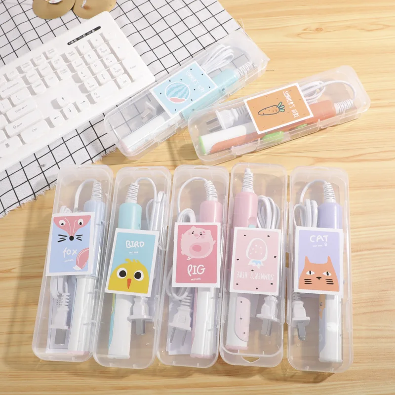 

Creative Cartoon Cute Curling Stick Mini Curly Hair Perm Student Dormitory Hairdressing Tool Electric Hair Curler Styling Tools