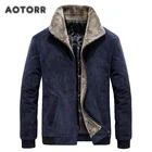 Зимние мужские парки, теплая плотная ветровка, мужские деловые повседневные куртки с подкладкой, пальто в стиле ретро с меховым воротником, хаки, верхняя одежда, размер 6XL