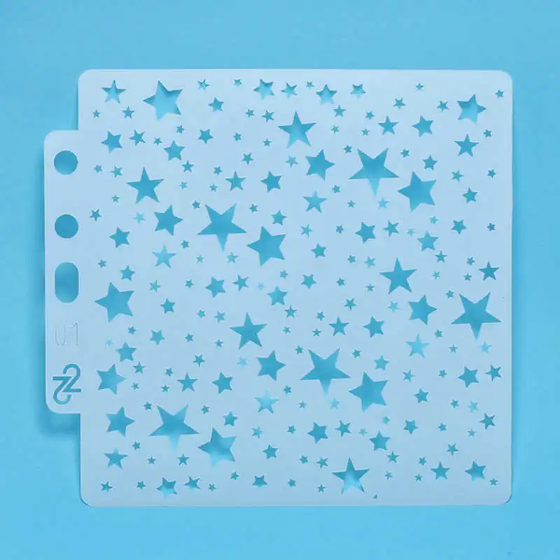 

Brand New Many stars Gypsophila Layering Stencils Sticker Painting For Scrapbooking/photo album/ Decorative Embossing/Paper Art