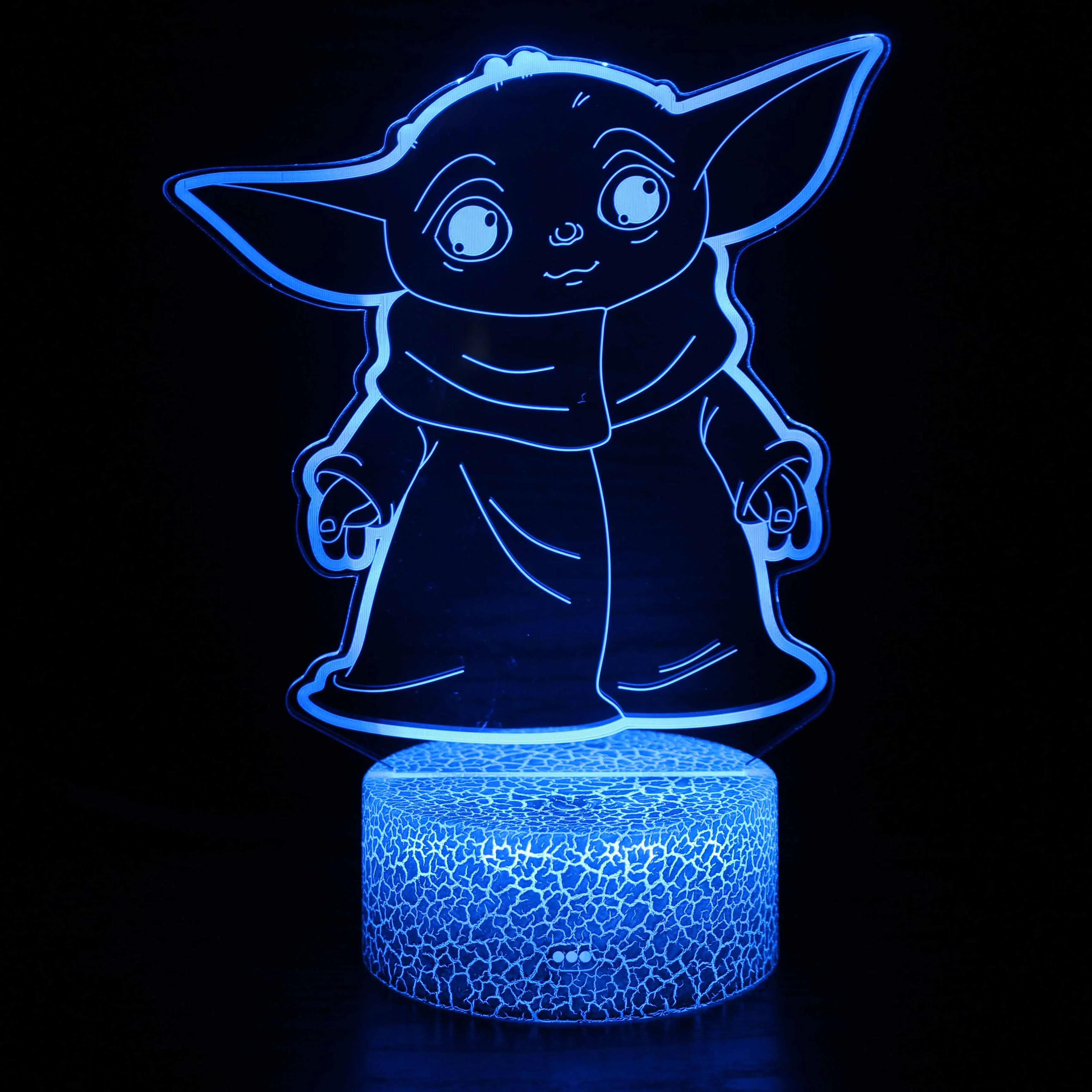 

3D Famous Characters Cartoon Movie Figure Night Light Room Setup Gift For Kids Child Bedroom Decor Hologram LED Lamp RGB Luces