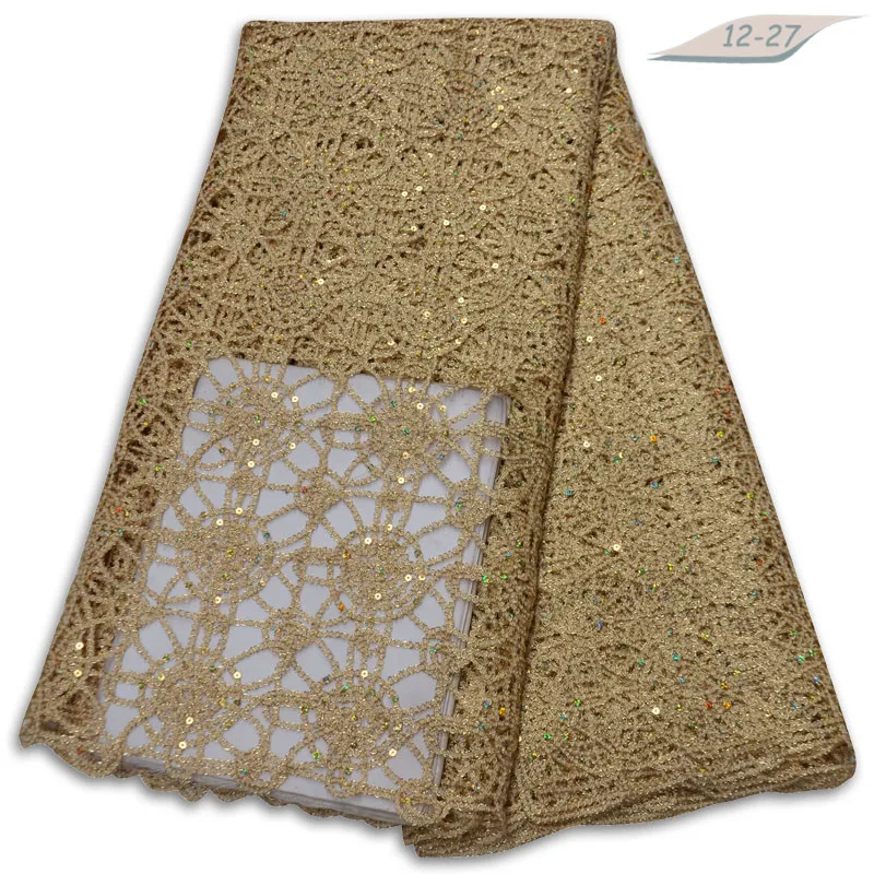 5 ярдов африканская кружевная ткань высокое качество кружева нигерийские