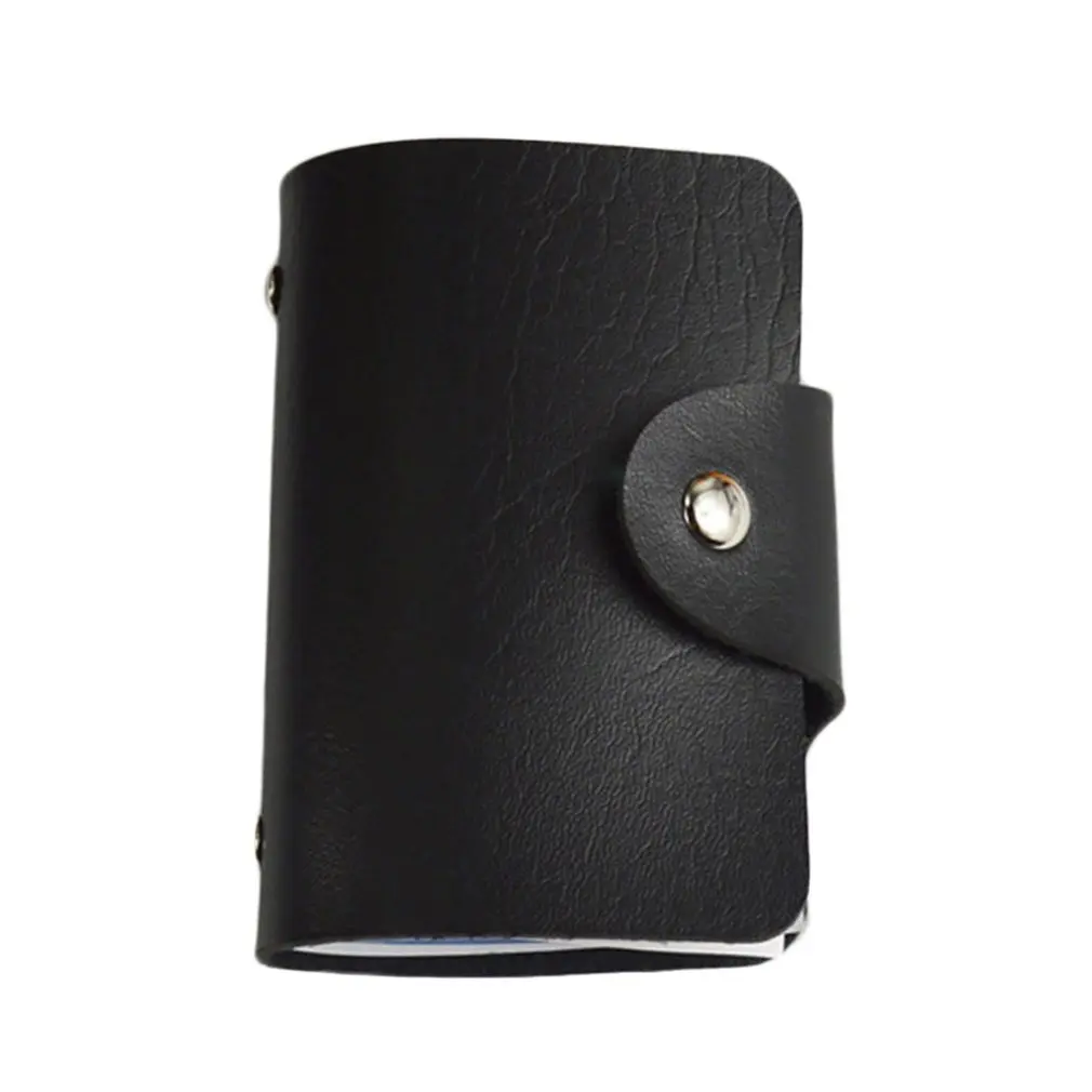 

Fashion PU Leather Function 24 Bits Card Case Business Card Holder Men Women Credit Passport Card Bag ID Passport Card Wallets