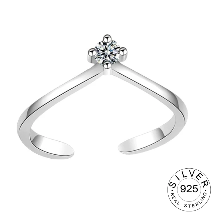 

Кольца из стерлингового серебра 925 пробы для мужчин и женщин, простые универсальные декоративные компактные кольца на указательный палец с ...