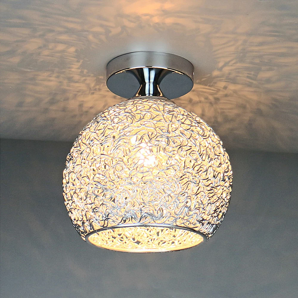 Modern Ceiling Light Balcony E27 Lamp In Aluminum Lampshade for Bedroom Living Room Hallway Not Include Bulbs | Лампы и освещение