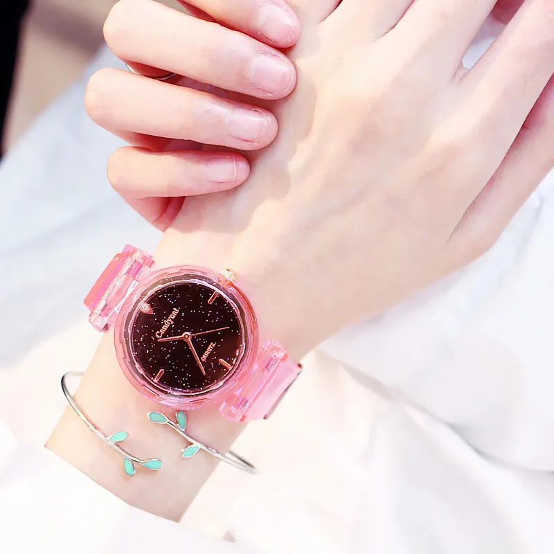 Часы для мальчиков и девочек Простые Модные Цветные наручные часы с силиконовой