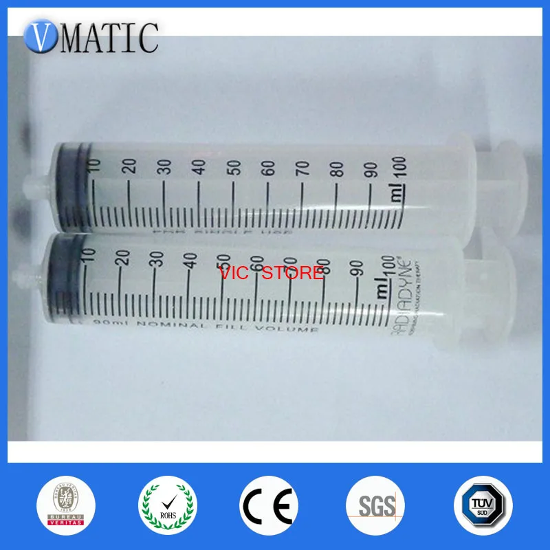 Free Shipping 12Pcs 100cc/ml Manual Glue Dispensing Plastic Syringe Dispenser | Обустройство дома