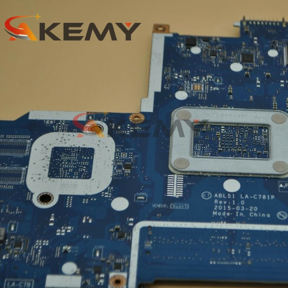 

AKemy Laptop motherboard For HP Pavillion 15-AF A8-7410 AM7410 Mainboard ABL51 LA-C781P 813969-501 813969-601 818061-601