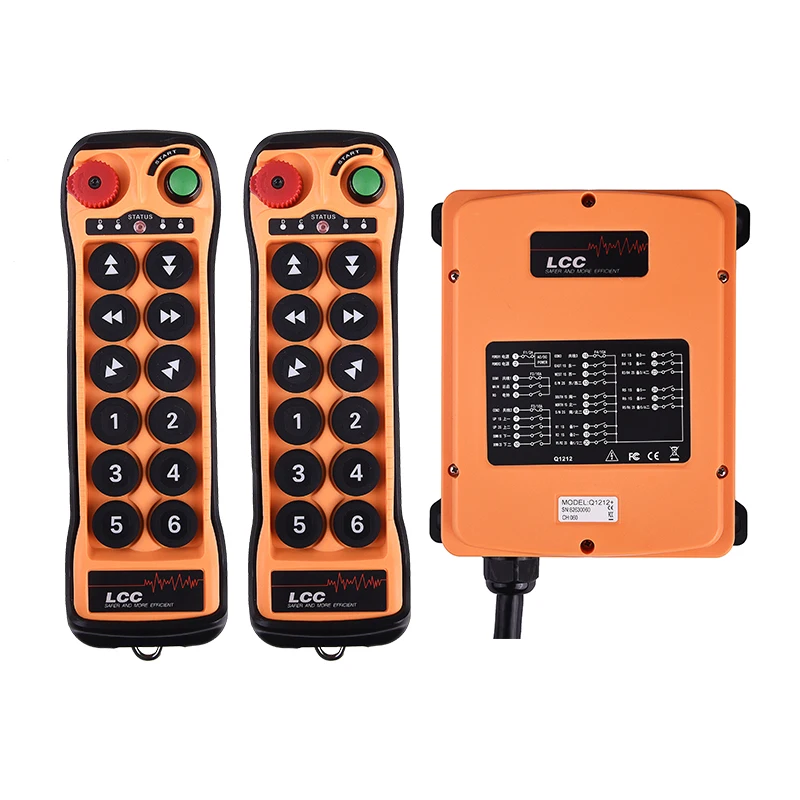 

Q1212 Wireless crane control system for hoist concrete pump remote control