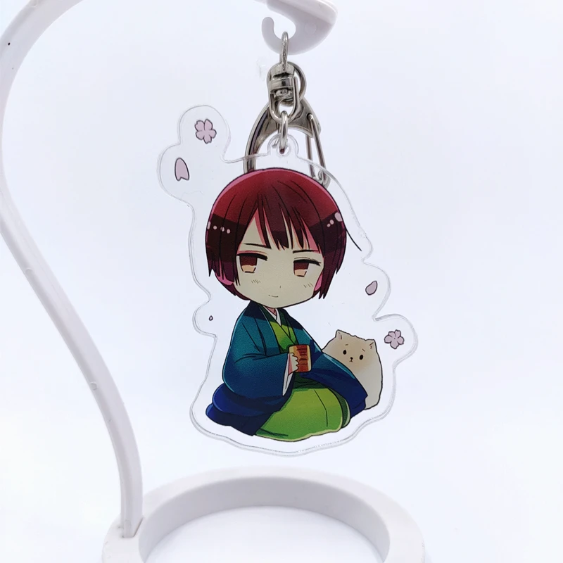 

Anime Axis Powers Feliciano Vargas Ludwig Keychain Keyrings Acrylic Cartoon Double Sided Backpack Wallet Pendant Xmas Gifts