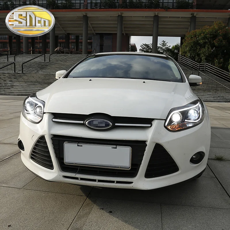 SNCN автомобильный Стайлинг светодиодный поперечная балка для Ford Focus 3 MK3 2012 2013 2014 DRL