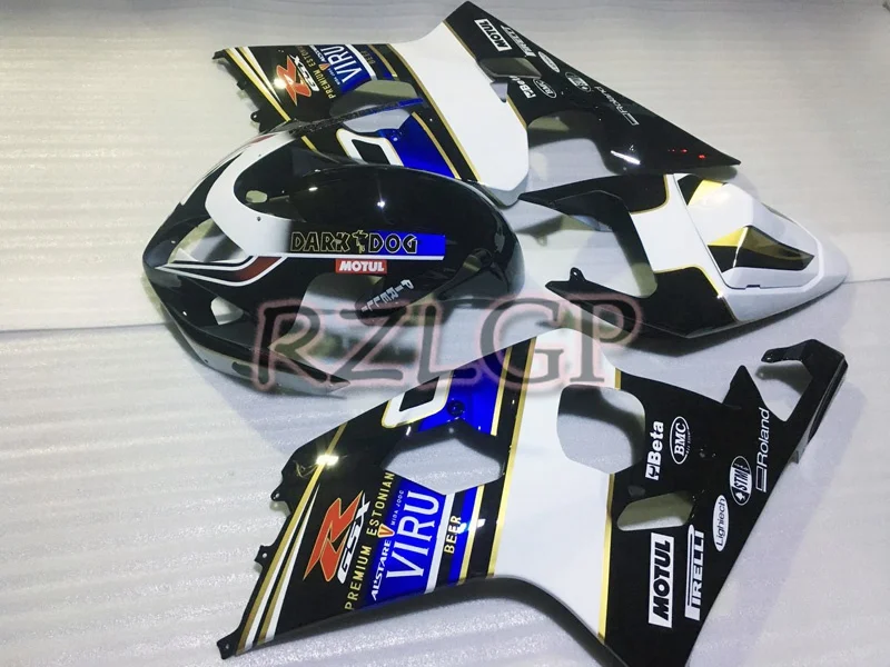 

GSXR 750 04 Fairings GSX-R750 2005 Body Kits for Suzuki GSXR600 2004 - 2005 K4 Fairings Black