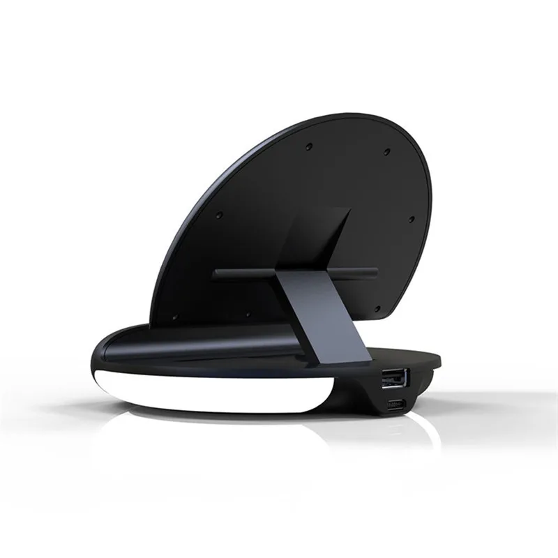 

15W Wireless Charger Vertical and Horizontal Dual-Use For iPhone Xiaomi Bedside Lamp and Clock Fast Charging Phone Accessories 1