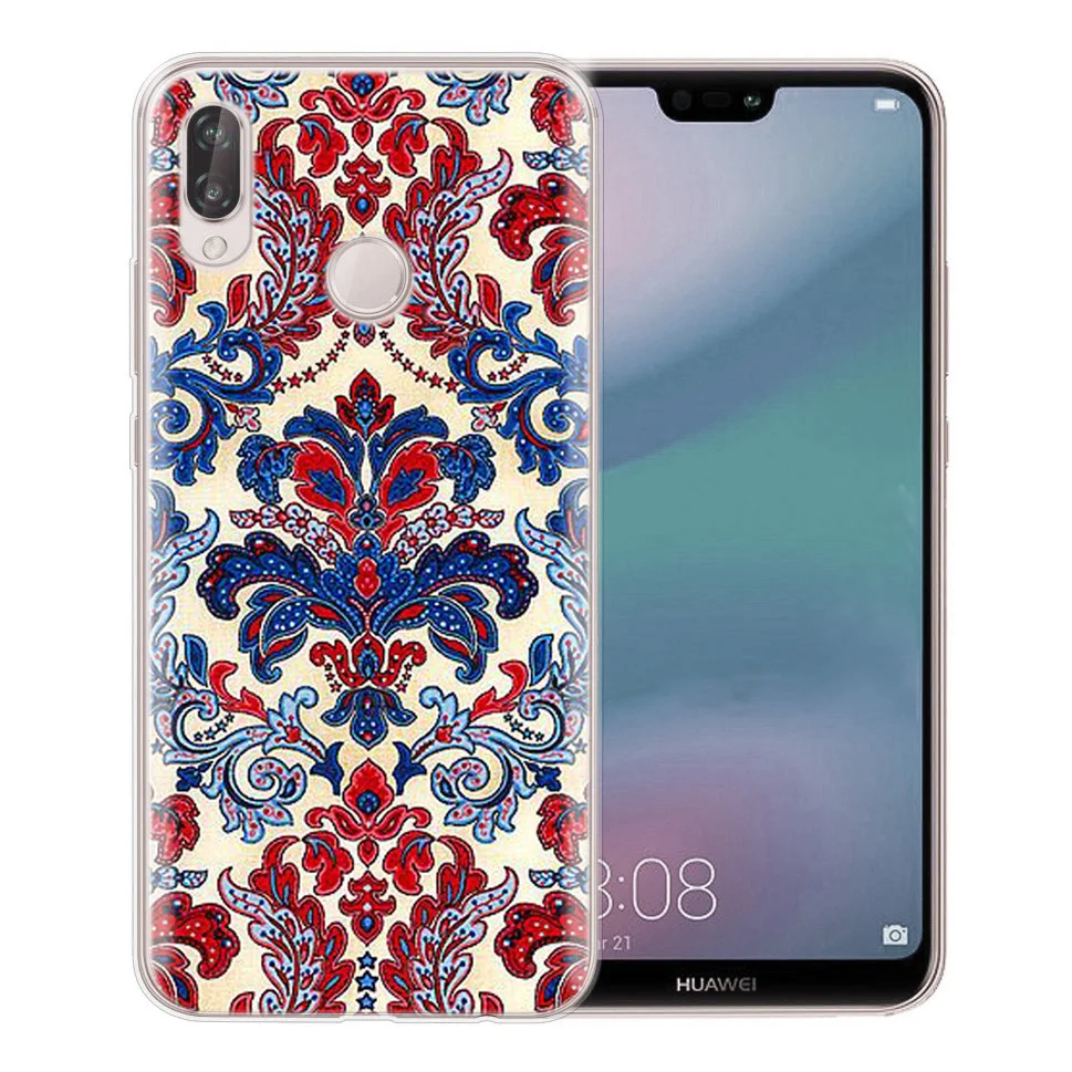 Мягкий чехол для huawei Honor 7A 8A 8X 8C 9 10 mate 20 P Smart P10 Lite Nova 3 Dream Grid с узором TPU D000 |