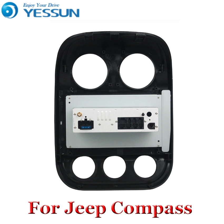 Автомобильный DVD-плеер Android 9 GPS-навигация мультимедиа для Jeep Compass патриот радио