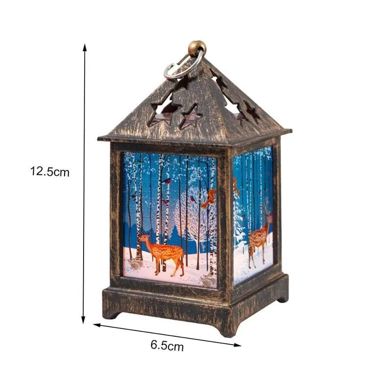 

Christmas Lights Merry Christmas LED Lights Pendants Table Ornaments Drop Christmas Elk Old Decoration Man Snowman Jesus M0D3