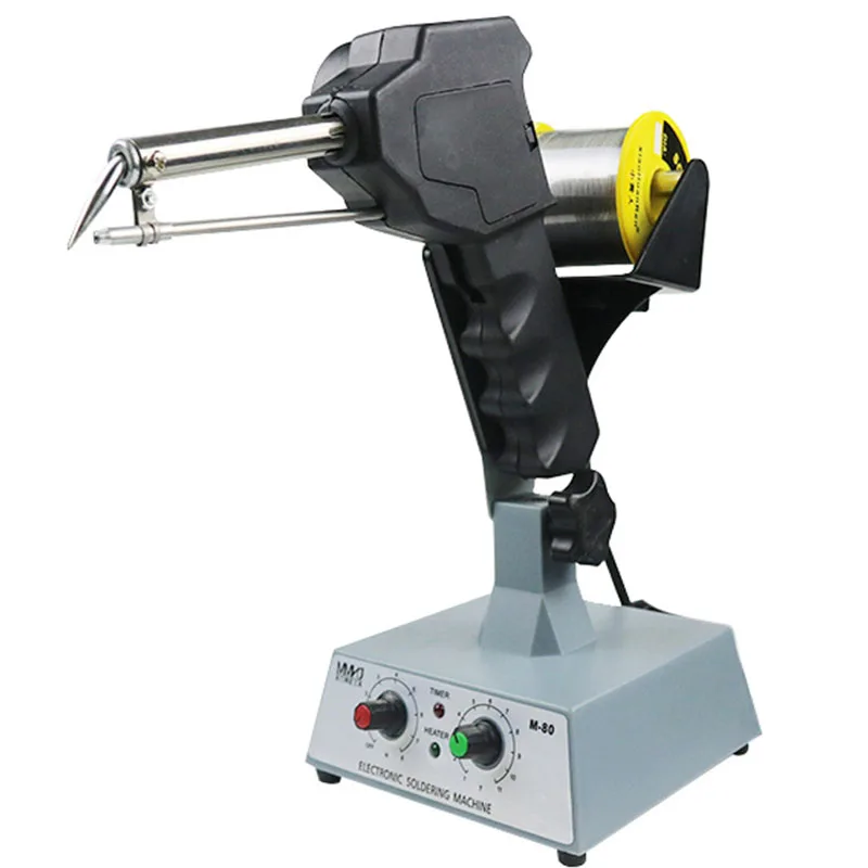 Новинка 80 Вт автоматическая паяльная станция для подачи олова подача припоя без