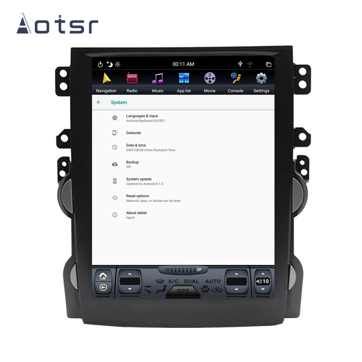 Автомагнитола Tesla Styel Android 8 1 сенсорный экран 10 4 дюйма GPS-навигация без DVD-плеера