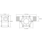 1 шт. микро гидроэлектрический генератор 12 В Stabilivolt 10 Вт Мощность гидравлического преобразования AUG889