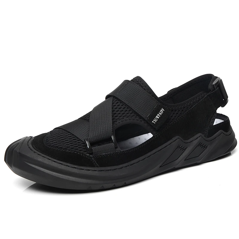 

outdoor transpirables sport sandali sandalet da male sandalle sandalsslippers sandalia fashion man romanas de sandale safety