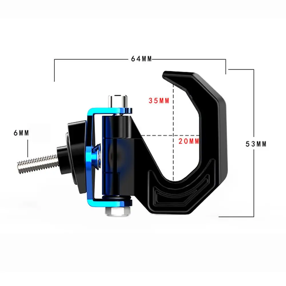 

Universal Multifunction Metal Motorbike Motorcycle Scooter Dual Hook Luggage Helmet Hanger Hooks Storage Organizer Supplies