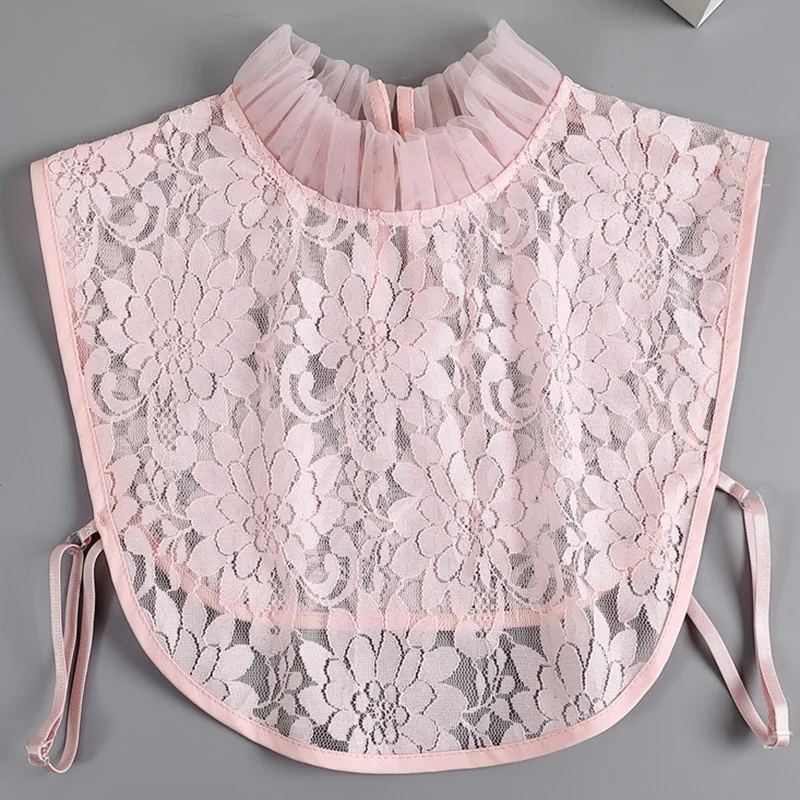 

Colarinho Woman Fake Collars Decoration Lace Stand False Collar Tie Costume Collar Stays