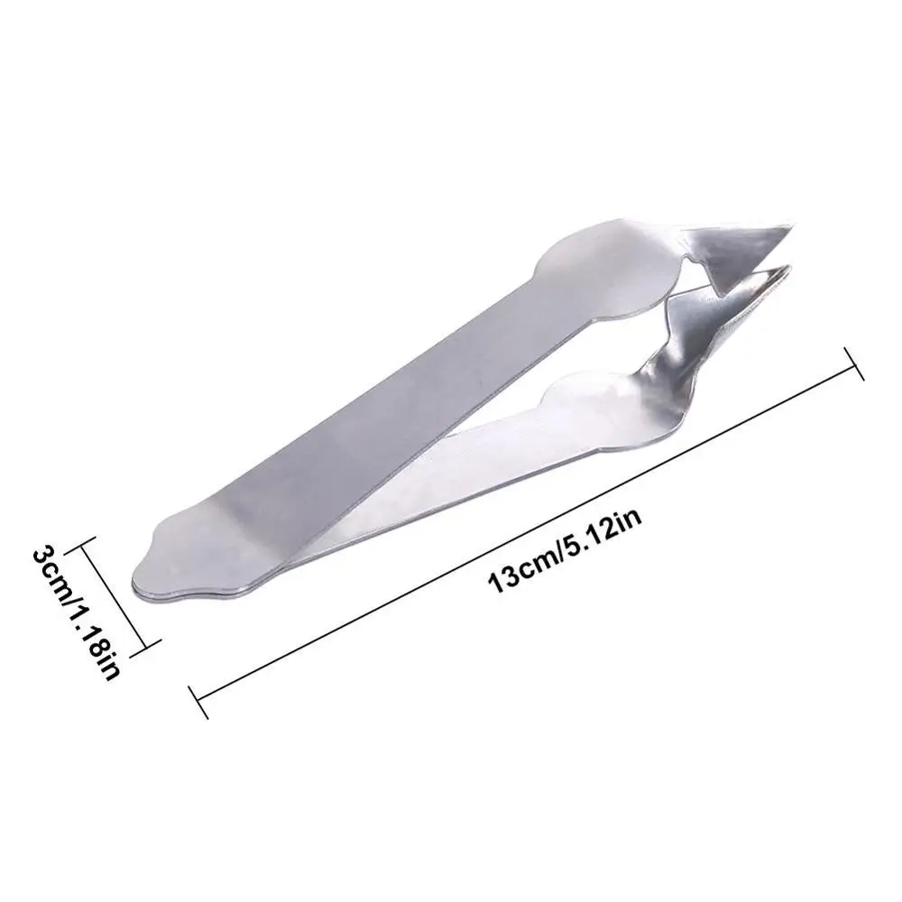Silver Нож для ананаса, кухонные аксессуары из нержавеющей стали, томатный лист, стебель, гаджет для удаления листьев клубники, инструменты для удаления фундука - Цвет: Silver