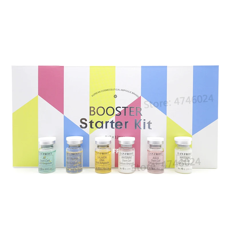 

Korean Makeup 12pcs/box 8ml BB Ampoule GLOW Meso White Serum Starter Kit Mix Brightening Foundation Acne Healing Treatment Cream