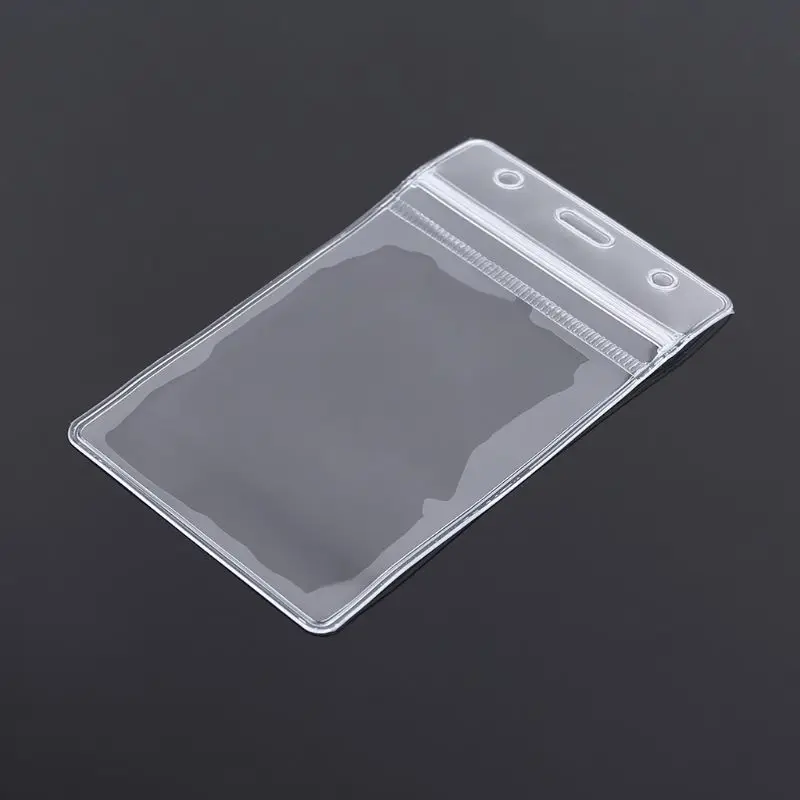 

Popular Clear PVC Badge Work Exhibition ID Name Waterproof Card Holders 5X 20CA