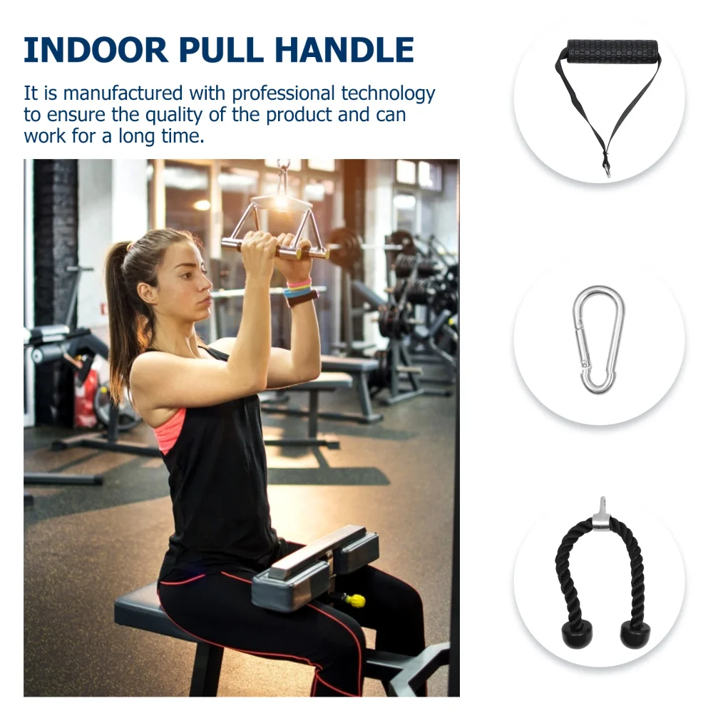

1 set of Gym Handle Muscles Exercise Tool Fitness Rope Fitness Supply