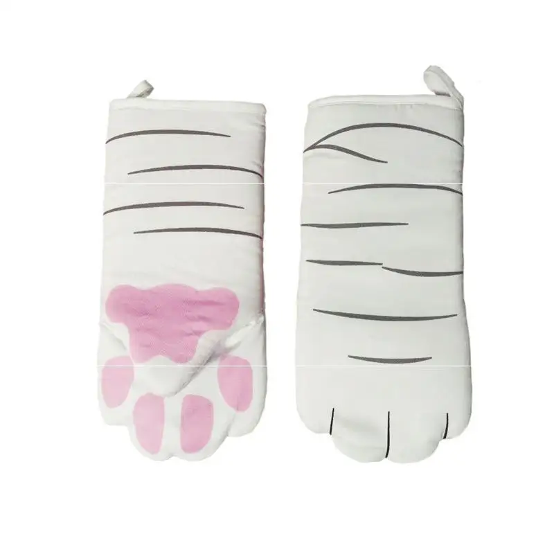 С изображением героев из мультфильмов 1 штука кошачьей лапки Прихватки с длинным