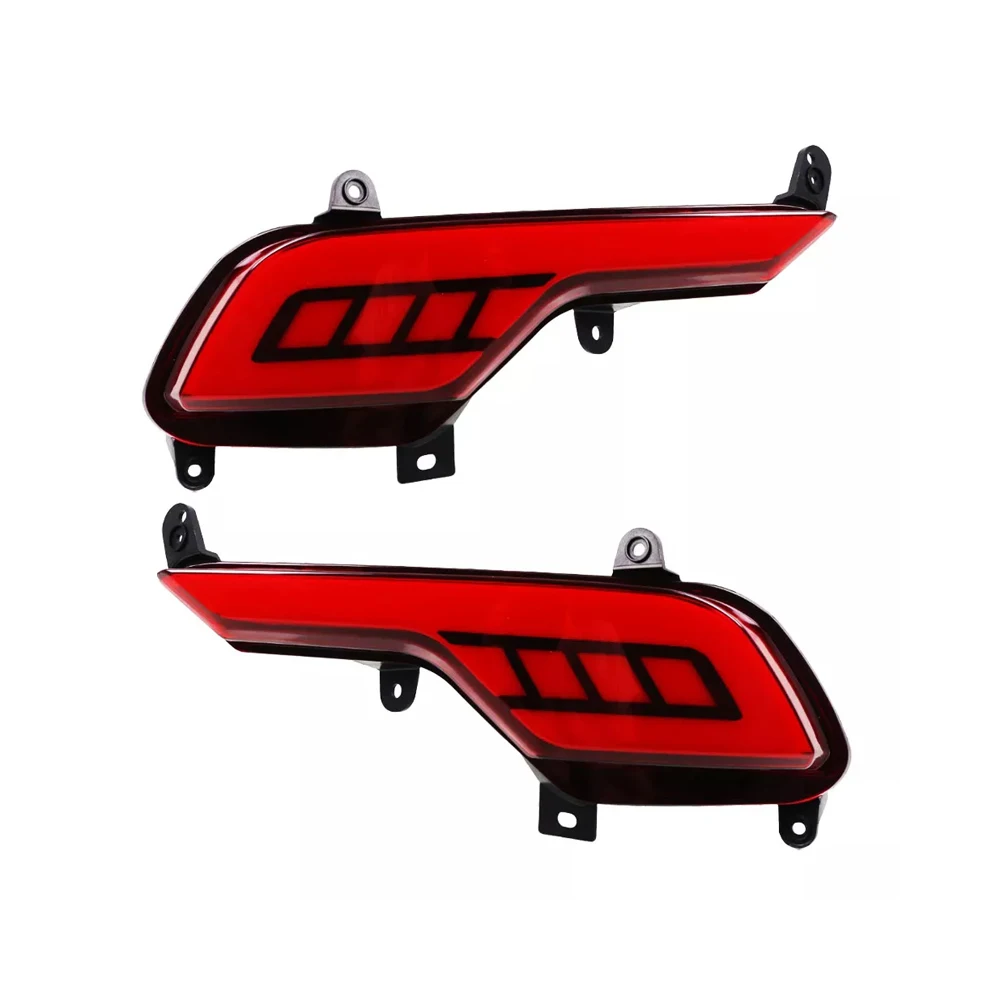 Трехфункциональная Светодиодная лампа для заднего бампера отражатель сигнал