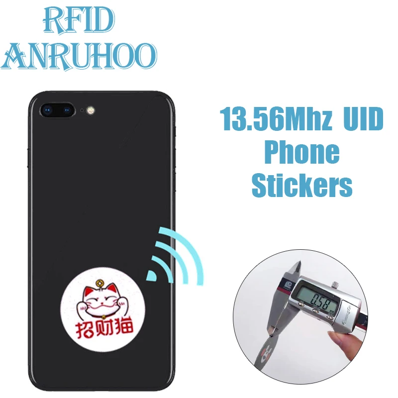 Перезаписываемые метки RFID Smart Chip мобильный телефон наклейка 13 56 МГц UID клон значок