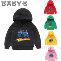 the thundermans tv shows kids sweatshirts children casual hooded hoodies baby pullover tops girls boys autumn clotheskmt5403