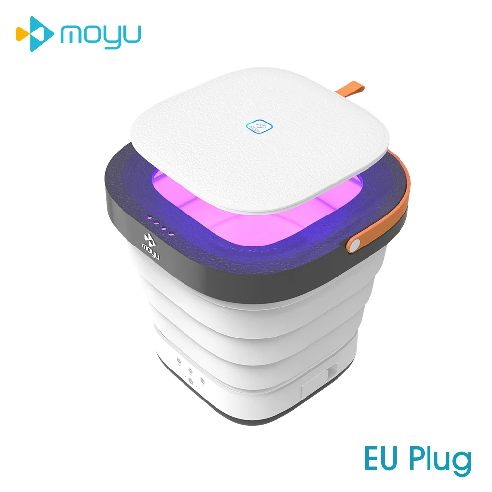 

Moyu Folding Wash Machine XPB08-F1/XPB08-F1S Mini Portable Laundry Machine Washing Machine Gift For Home Travel 100-240V