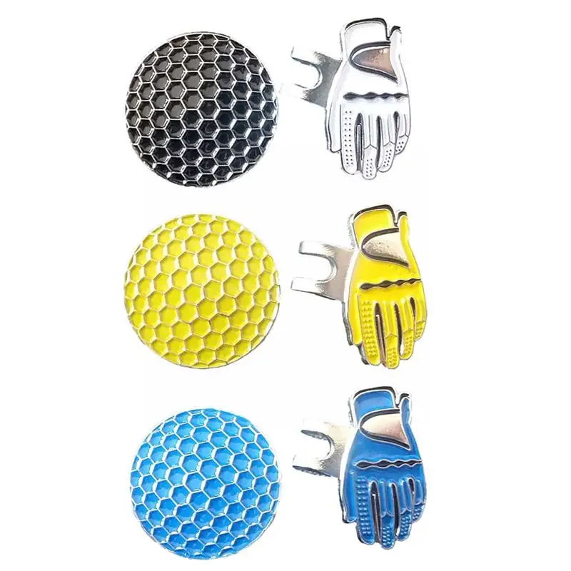 

New 1pcs Alloy Silver Magnetic Visor Hat Cap Clip Removable Set Golf Clip Metal Marker Golf Hat Accessories Ball Suppplies Z7q4