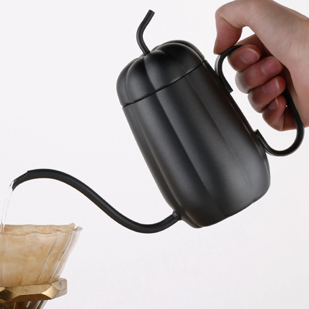 Эко кофе Творческий гусиная шея Кофе чайник 450 мл 304 нержавеющая сталь бариста