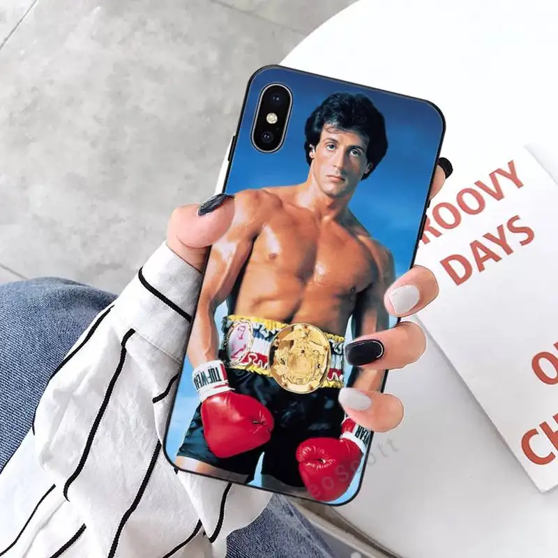 

Rocky Balboa Phone Case for iPhone 11 12 mini pro XS MAX 8 7 6 6S Plus X 5S SE 2020 XR