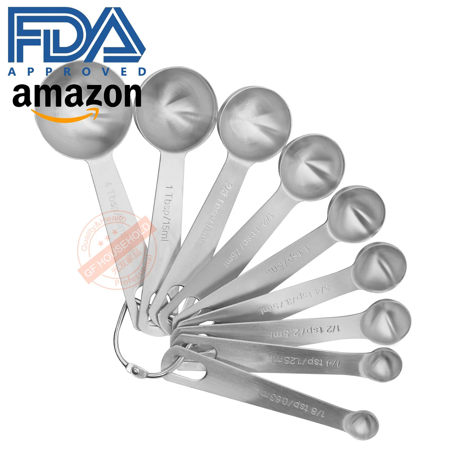 Ложка из нержавеющей стали 9 бумажных наборов кофейная ложка для приправ