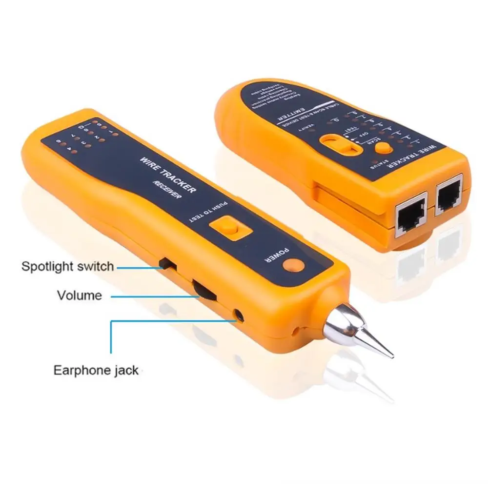 JW-360 локальной сети Ethernet кабельный тестер телефон провода трекер Tracer для UTP STP Cat5