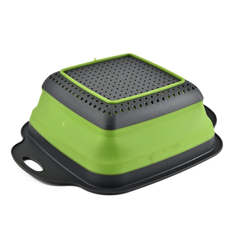 1 шт. Новинка квадратная корзина для слива Складная подставка на раковину стеллаж