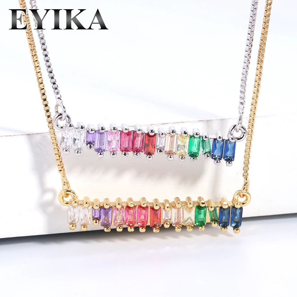 Eyeka Пляжная бижутерия радуга кубический цирконий кисточка кулон женское