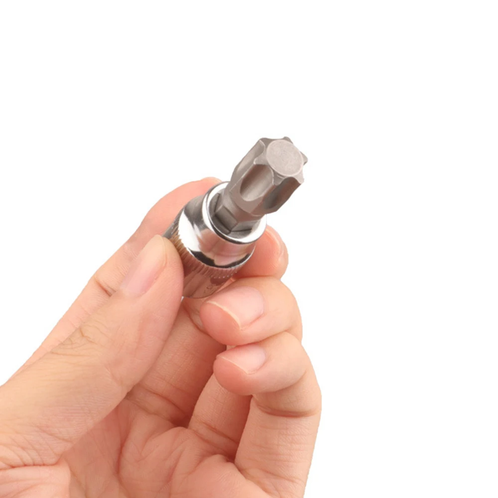 

11Pcs 1/4" 3/8" Torx Star Bit External Female E Socket Set Automotive Tools With Holder For House Car Machine Dropshipping