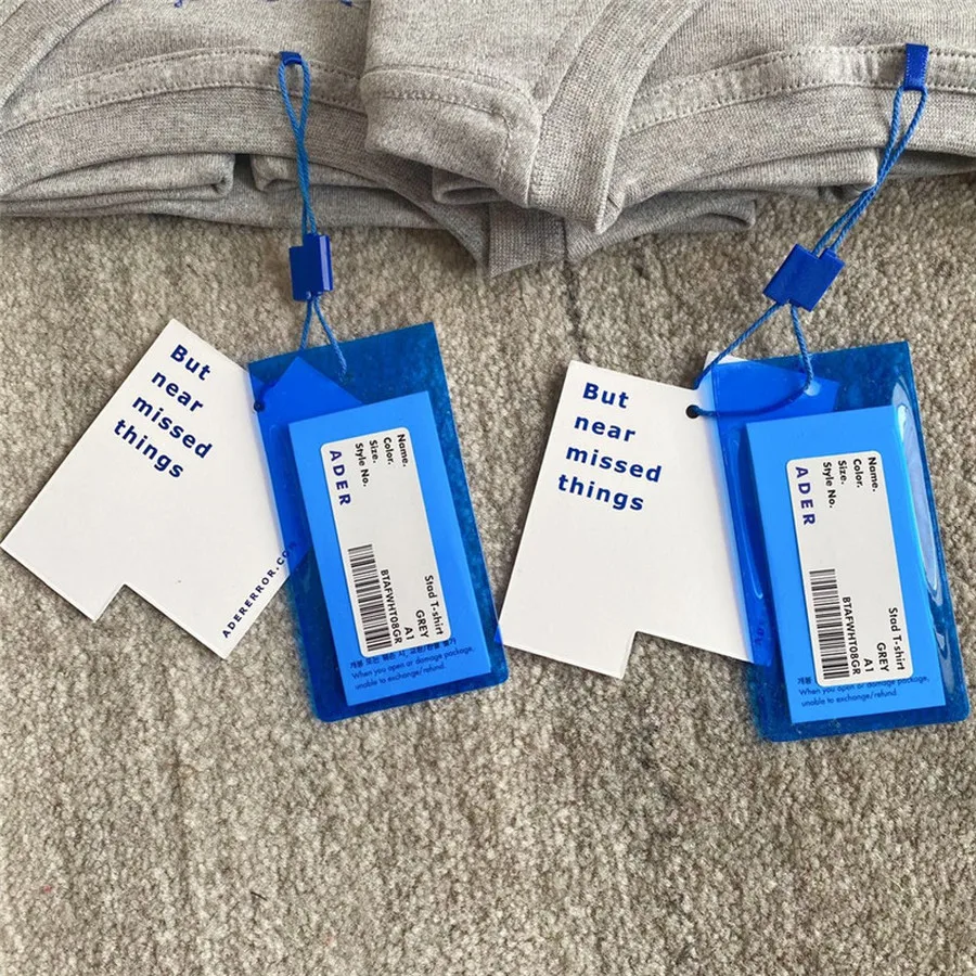 

Embroidery Adererror 1:1 Top Tees STAR ADER Marking Textile Decal Ader Error T-shirt Summer Style men tshirt