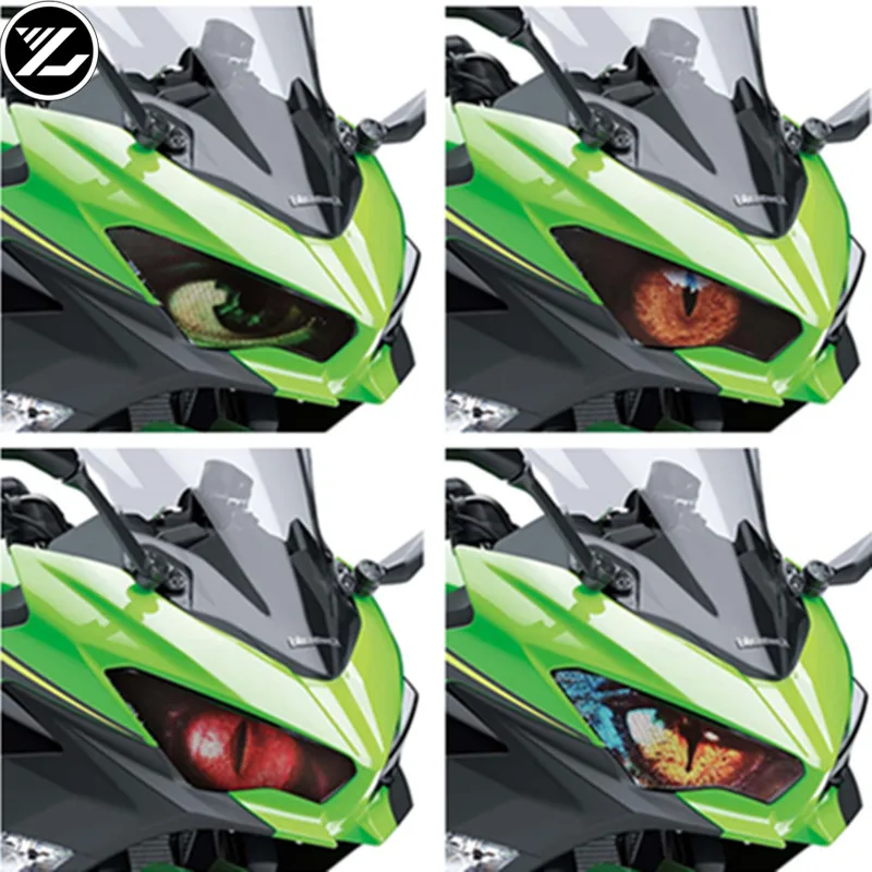 Стикер для защиты фар мотоцикла стикер передних и KAWASAKI NINJA400 NINJA250 2018 2019|Наклейки