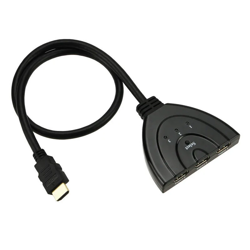3 порта HDMI 1 1080P коммутатор переключатель разветвитель концентратор кабель для HDTV