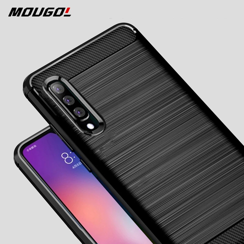 Чехол для Samsung Galaxy A50 чехол из углеродного волокна противоударный телефона 360