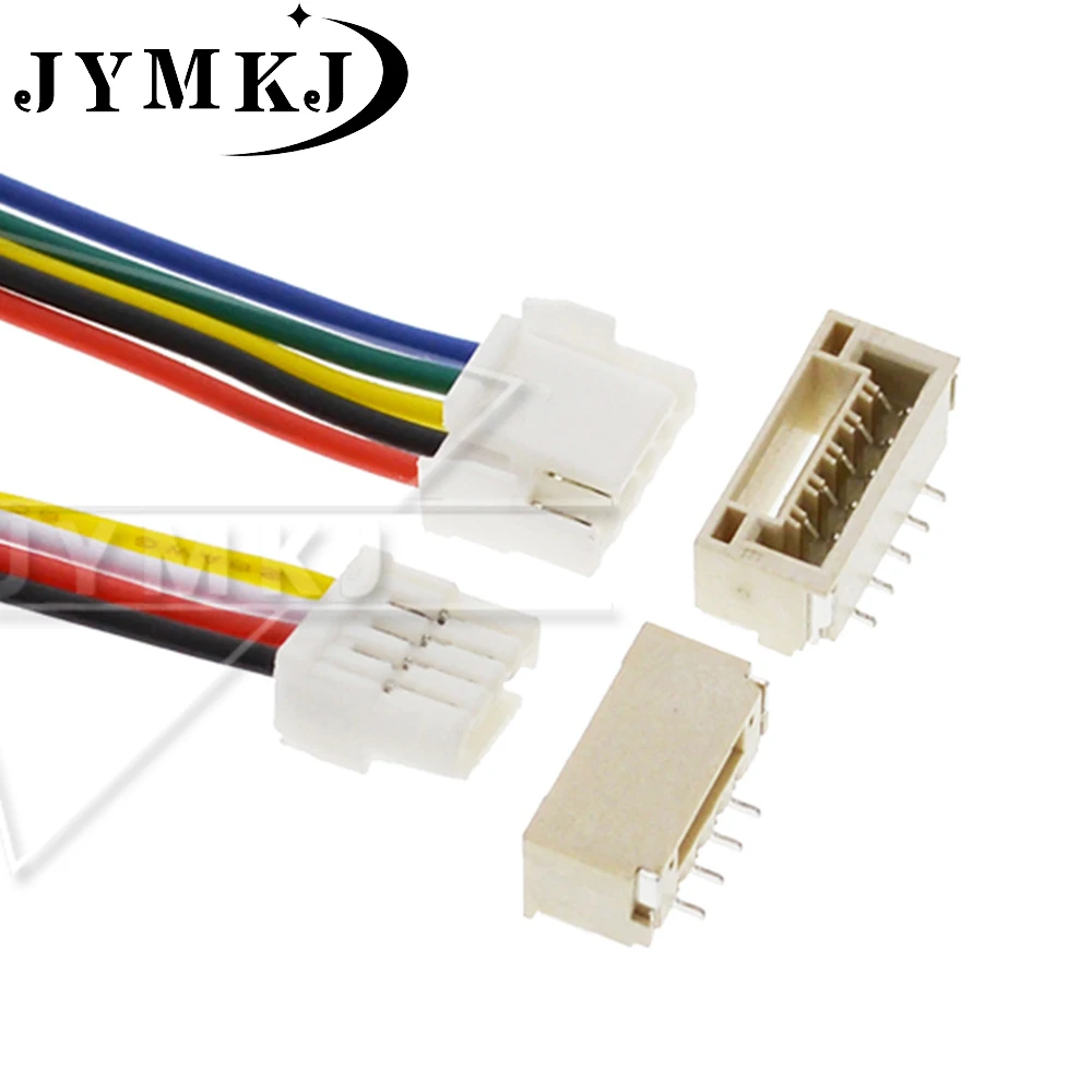 5 комплектов JST GH серия 1,25 Американская классификация проводов 2р/3 P/4 P/5 P/6 Pin разъем с проводом 100 мм 150 мм 1007 28 AWG GH1.25 1,25 мм