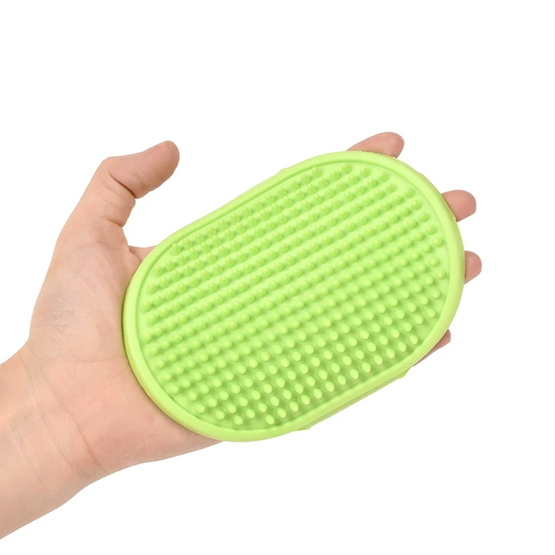 

4PCS Dog Pet Grooming Glove Silicone Cats Brush Comb Deshedding Hair Gloves Dogs Bath Cleaning Supplies Animal Combs