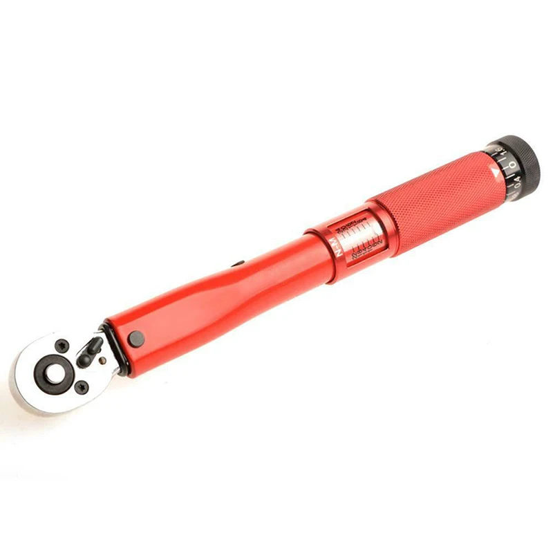 

20/25pcs Bicycle Repair Adjustable Torque Wrench Reversible Click Type Torque Wrench PAK55